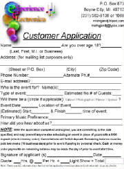 Application For Services